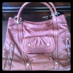 B. Makowsky brown hand bag.