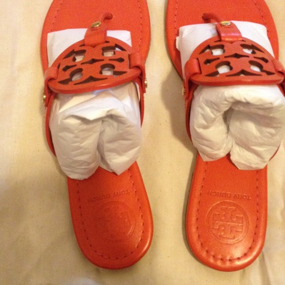 Tory Burch Miller orange sandal