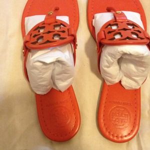 Tory Burch Miller orange sandal