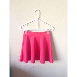 Pink skater skirt