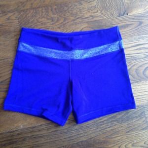Purple and pink lulu groove shorts