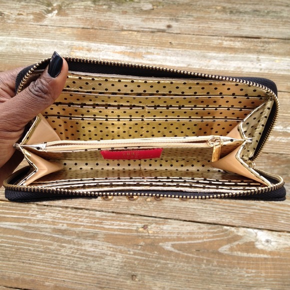 Gold Studded Wallet - Picture 2 of 2