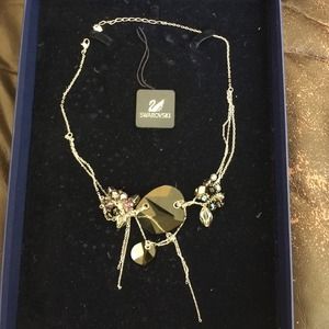 Swarovski Atelier Necklace w/big statement Crystal