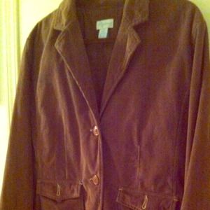 Soft Brown Corduroy Blazer. Sale !!