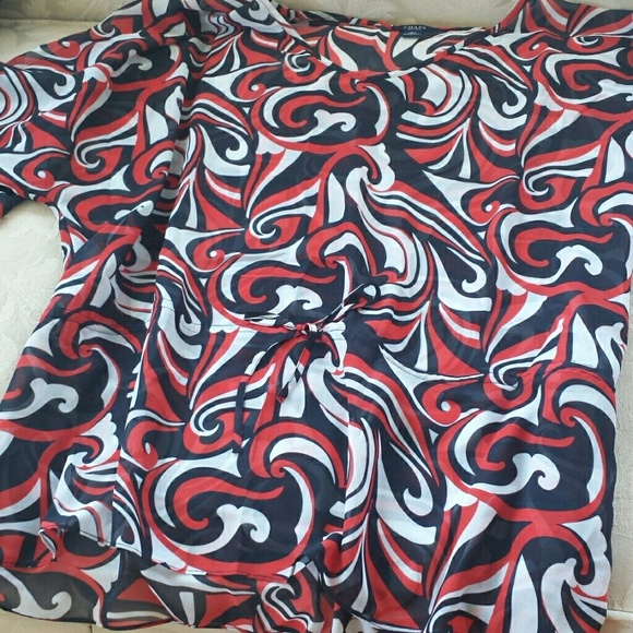 **SOLD ON MERCARI** Sheer sailor style overshirt - Picture 2 of 4