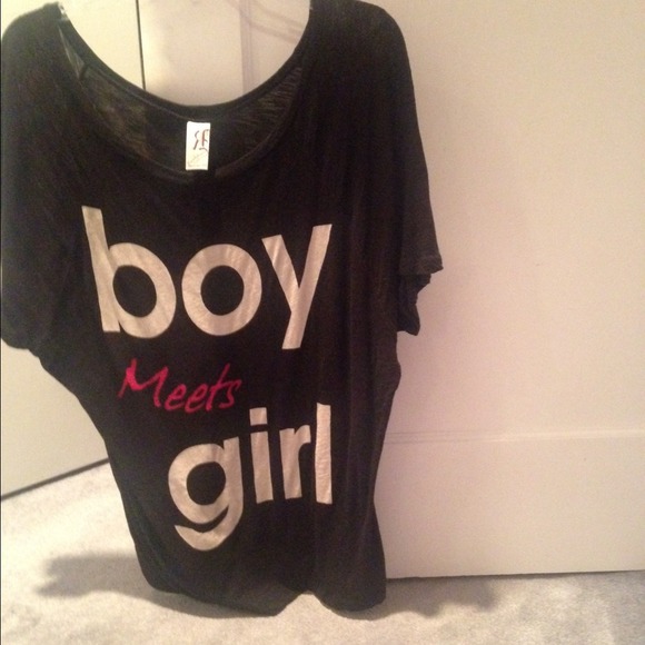 Boy meets girl shirt 🚫🚫SOLD 🚫🚫