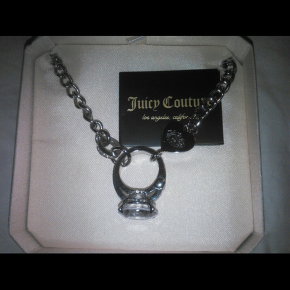 Juicy Couture Engagement Ring Clasp Necklace