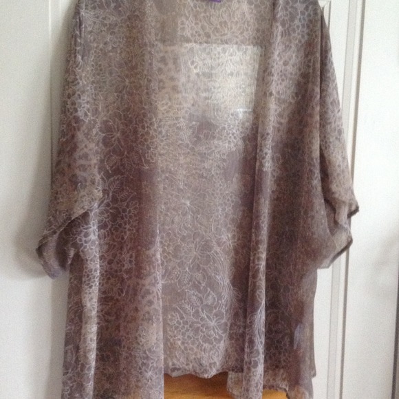 Tops - Pretty Sheer Overlay! XL