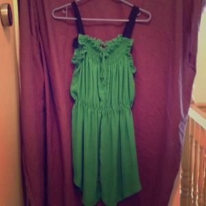 Lime green dress