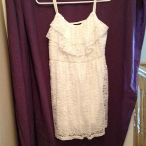 White lace dress