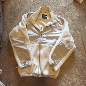 White girls large fleece north face