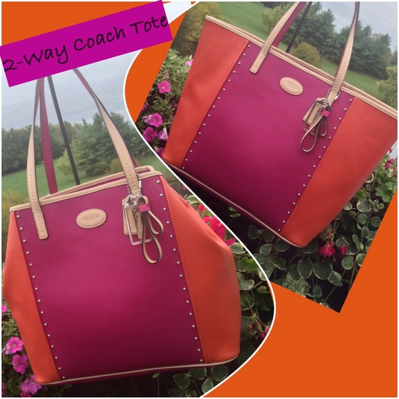 Coach Handbags - ✋Debbie✋🎉HOST PICK🎉Vermillion/Magenta Coach