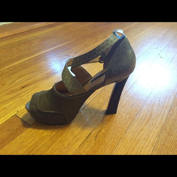 New Calf Hair Heels - Picture 3 of 4