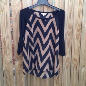 Chevron Blouse/Top Like New!!