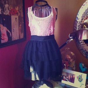Libby Lou pink sparkle top