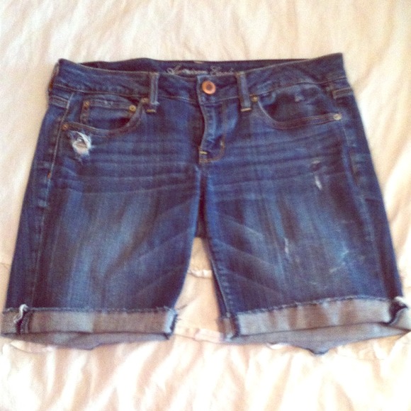 Denim capris