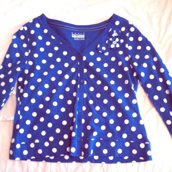 Polka dot cardigan
