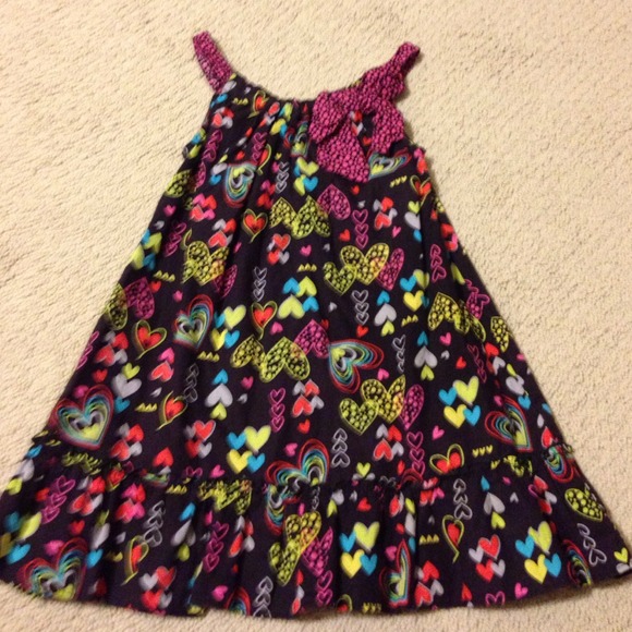 Girls heart dress
