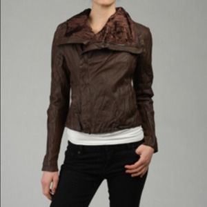 Black Faux leather Jacket