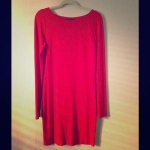 French Connection long sleeve minidress - red