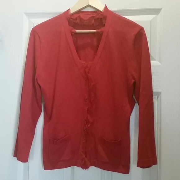 Red Cabi cardigan