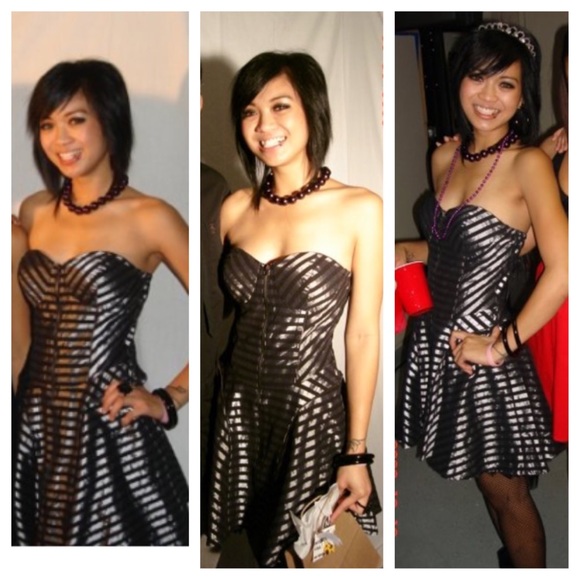 💥sale today💥 black & silver party dress