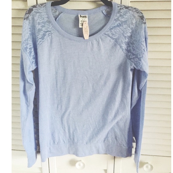 Victoria's Secret Tops - NEW Victoria's Secret Periwinkle Lace Top