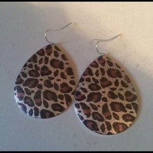Leopard earrings