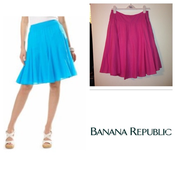 Banana Republic Pink Cotton Peasant Skirt - size 4