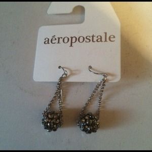Aeropostale black sequin earrings