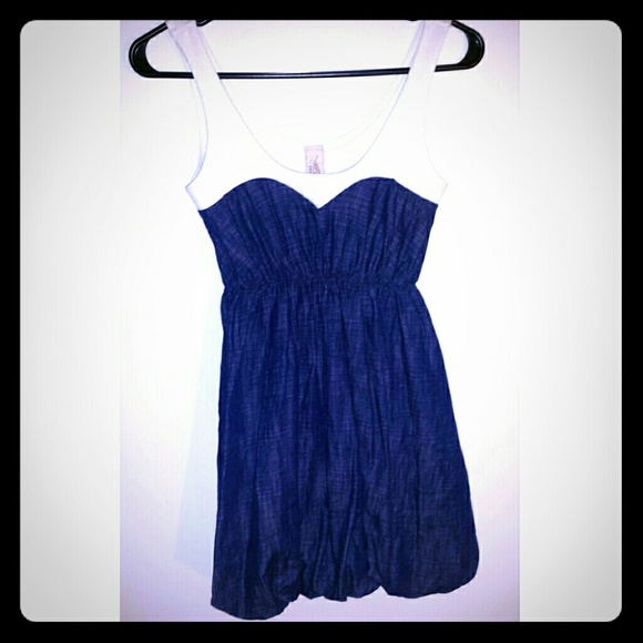 Cutesy Jean Denim Dress