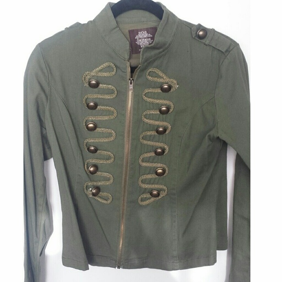 Combat Army Green Military Jacket