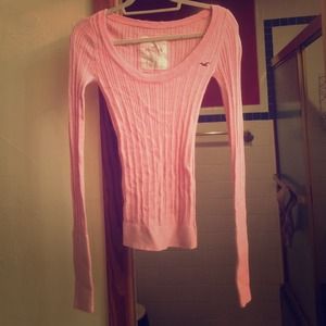 Pink hollister sweater