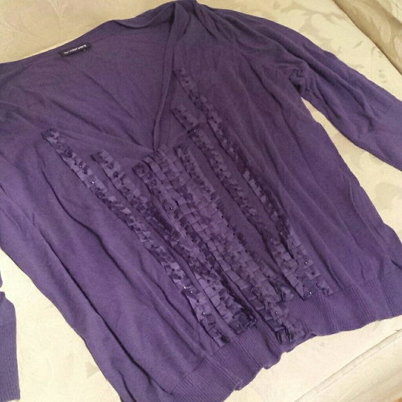 **SOLD ON MERCARI** Purple cardigan - Picture 1 of 3