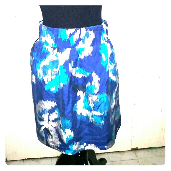 Loft 100% silk skirt with lining - Picture 1 of 2