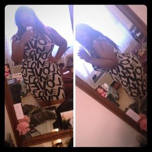 LOVE bodycon club dress