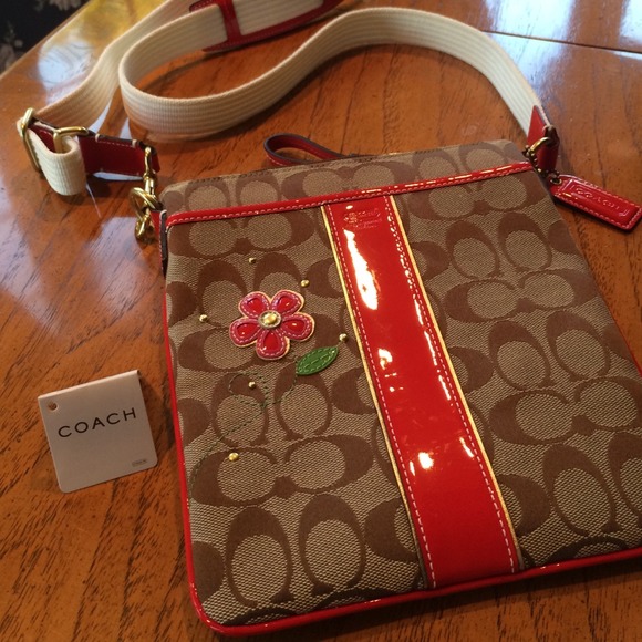 Coach Brown Canvas Handbag‼️