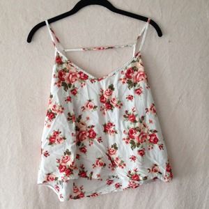 floral flowy tank