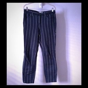 Madewell Capri printed pants