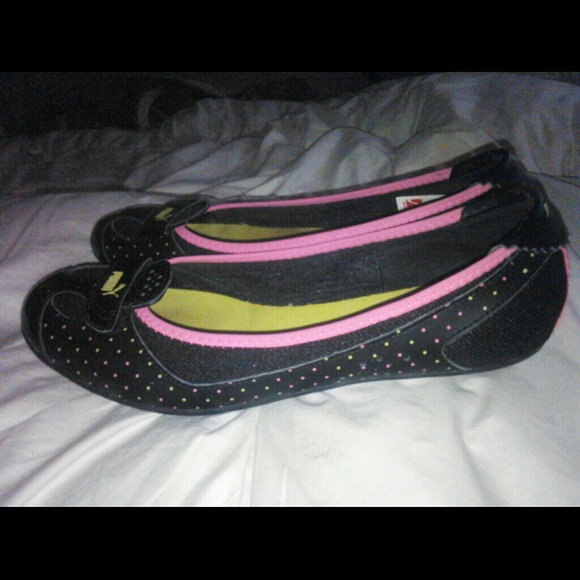 Puma polka dot ballet flats