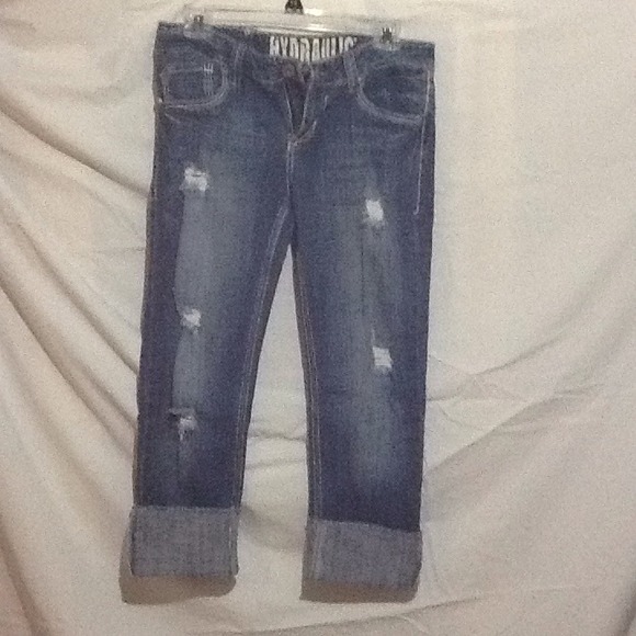 Hydraulic Jean capris.