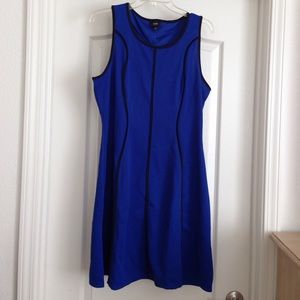 Electric blue dress