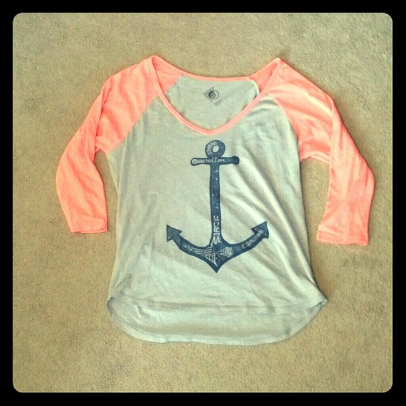 Baseball tee w/anchor