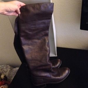 Jessica Simpson chocolate brown over the knee boot