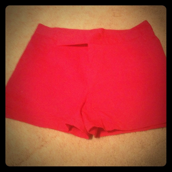 Red shorts