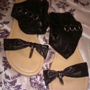 Black sandals