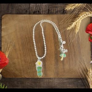Cookie Lee Flip/Flop 17" necklace