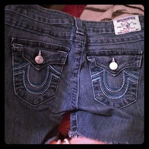 True religion Jean shorts