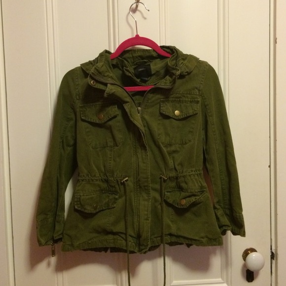F21 military style jacket