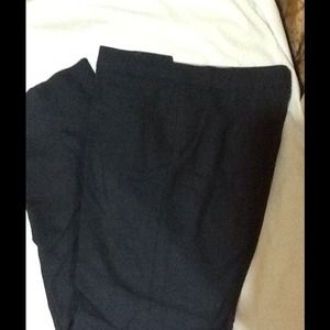 Grey blue slim fit slacks